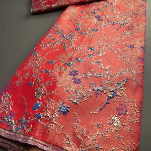 2024 Chất lượng cao Nigeria Jacquard Fabric Afracan ren vải thổ cẩm vải ren để may váy tiệc cưới phụ nữ TY3464 12 Brodery màn hình bán hàng chính - №10