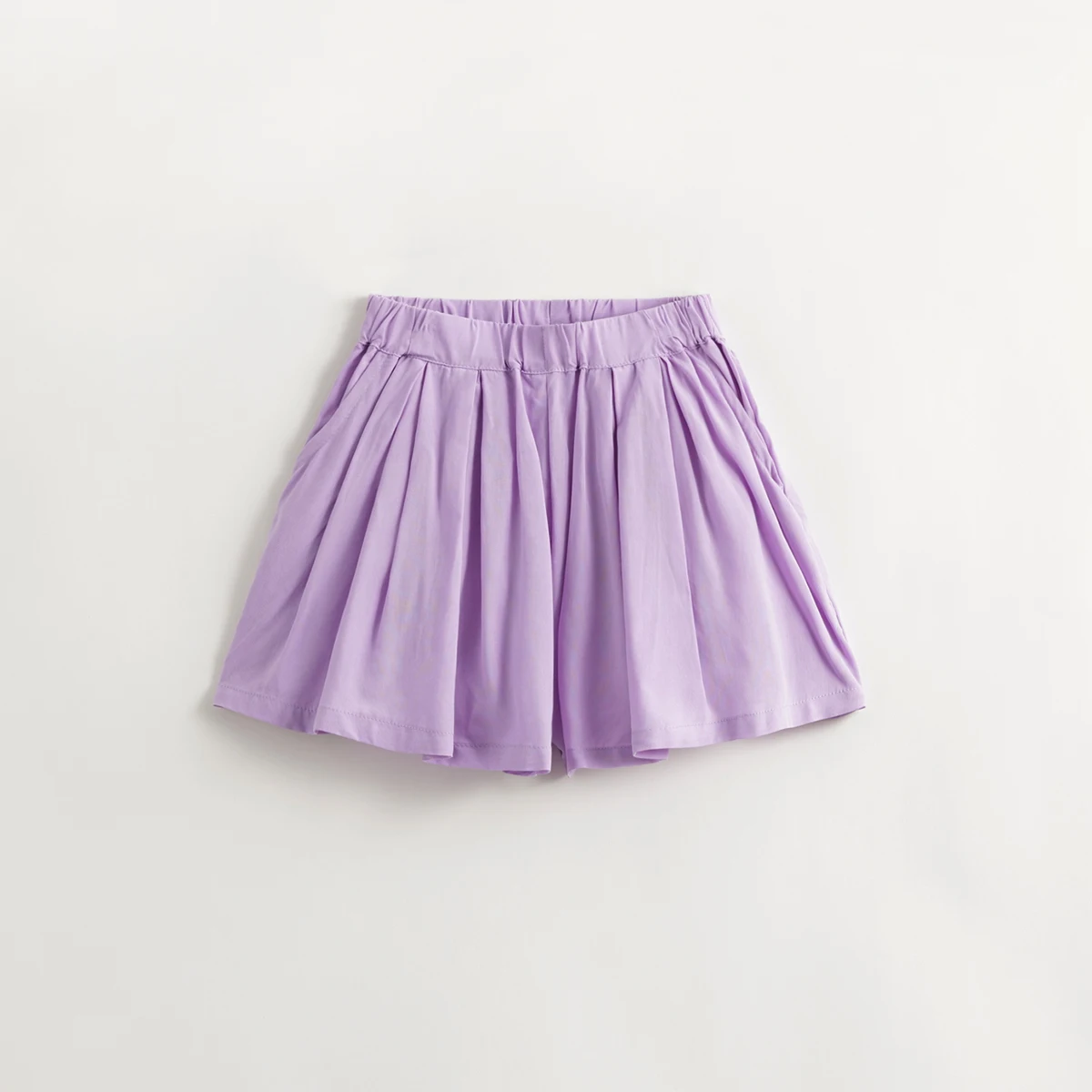 

MARC&JANIE Girls Preppy Style Anti-mosquito Drapey and Breathable Pleated Shorts for Summer 240907