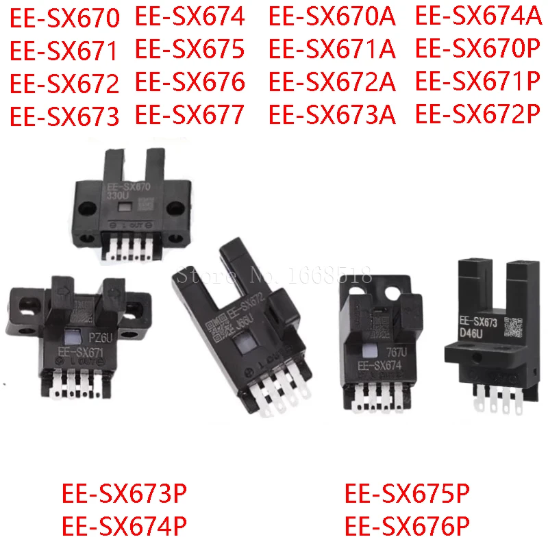 1PCS EE-SX670 EE-SX671 EE-SX672 EE-SX673 EE-SX674 EE-SX670A EE-SX671A EE-SX672A EE-SX674A EE-SX670P Photoelectric switch sensor