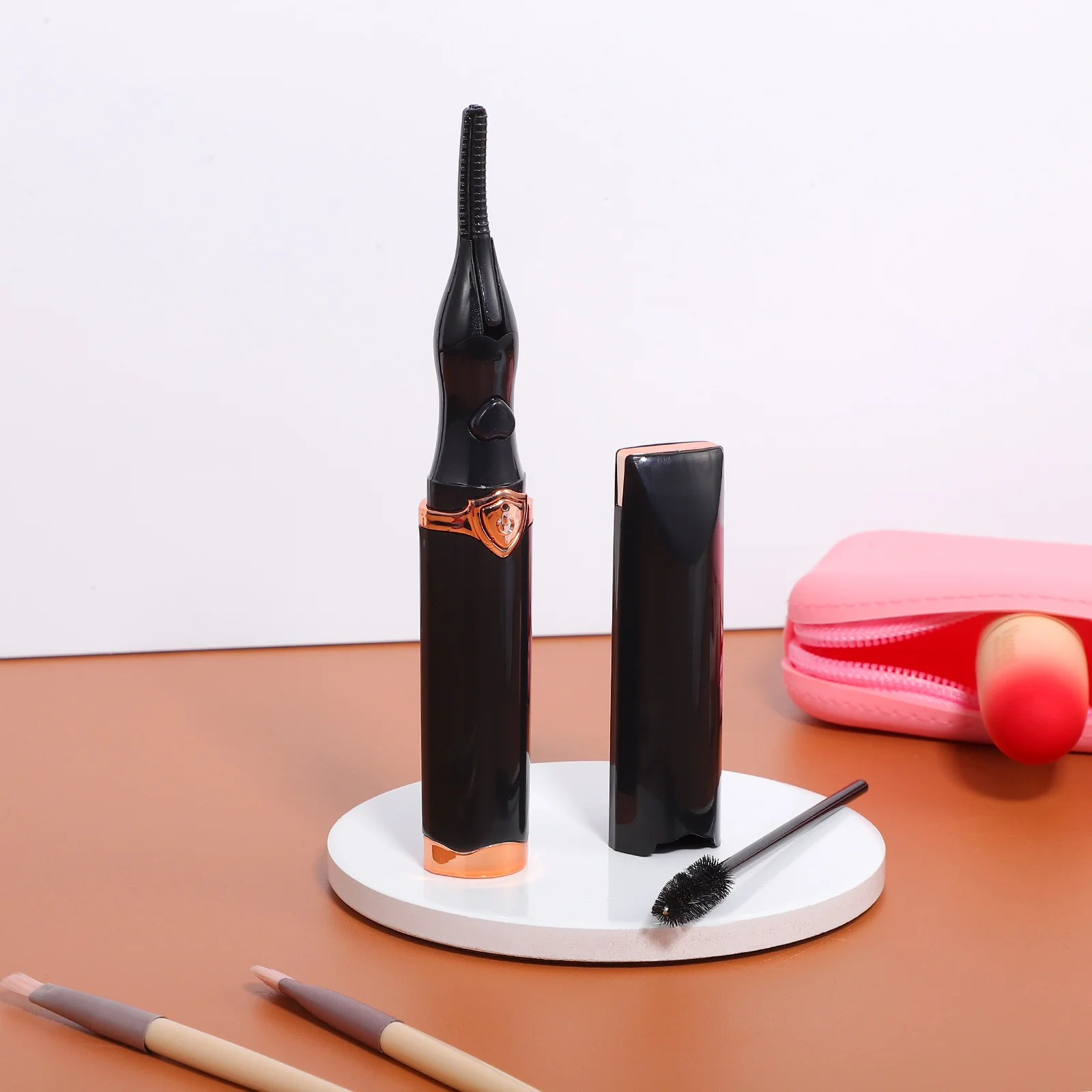 

Electric Eyelash Curler 1Set USB Powered Heated Lash Tool Portable Eyelash Curling Device for Fast Results