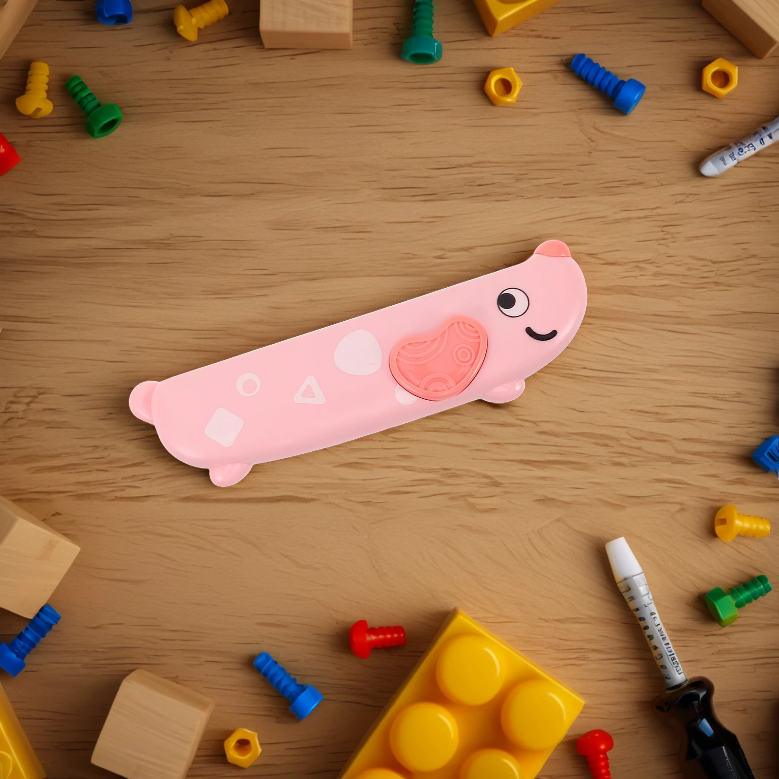 

Childrens Cartoon Harmonica 16 Holes Kids Musical Instruments Toddler Toys Washable Reusable Breath Training Mini Wind