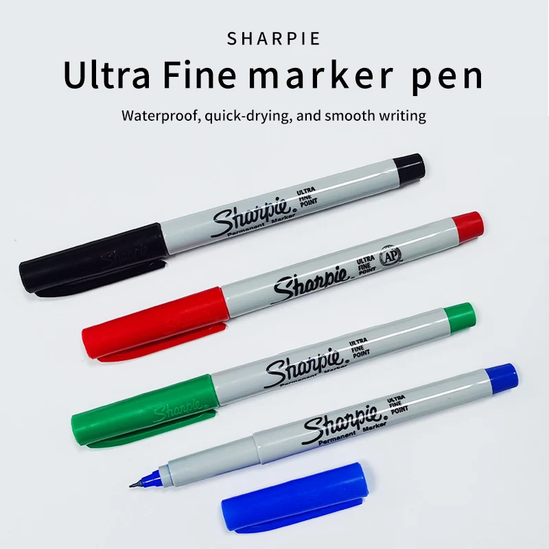 Sharpie Permanent Markers 37001 Ultra Fine Point  Quick Drying And Fade Resistant  Marker Frawing, Coloring,Poster Marker 12pcs