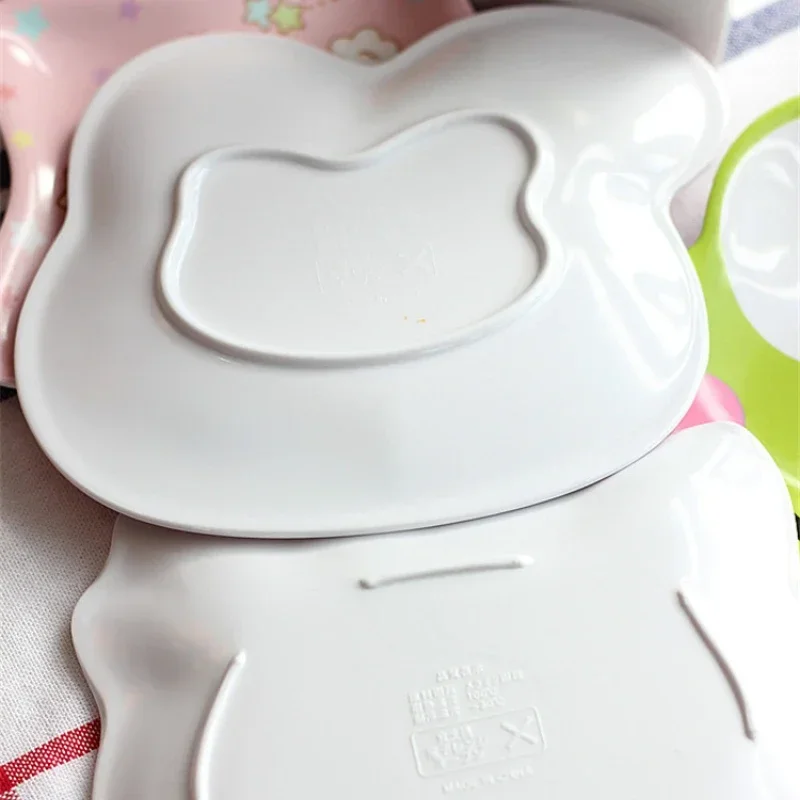 Sanrio Hello Kitty Melody Keroppi Small Plate Kawaii Home Children Sauce Vinegar Ketchup Cartoon Dipping Dish Kitchen Tableware