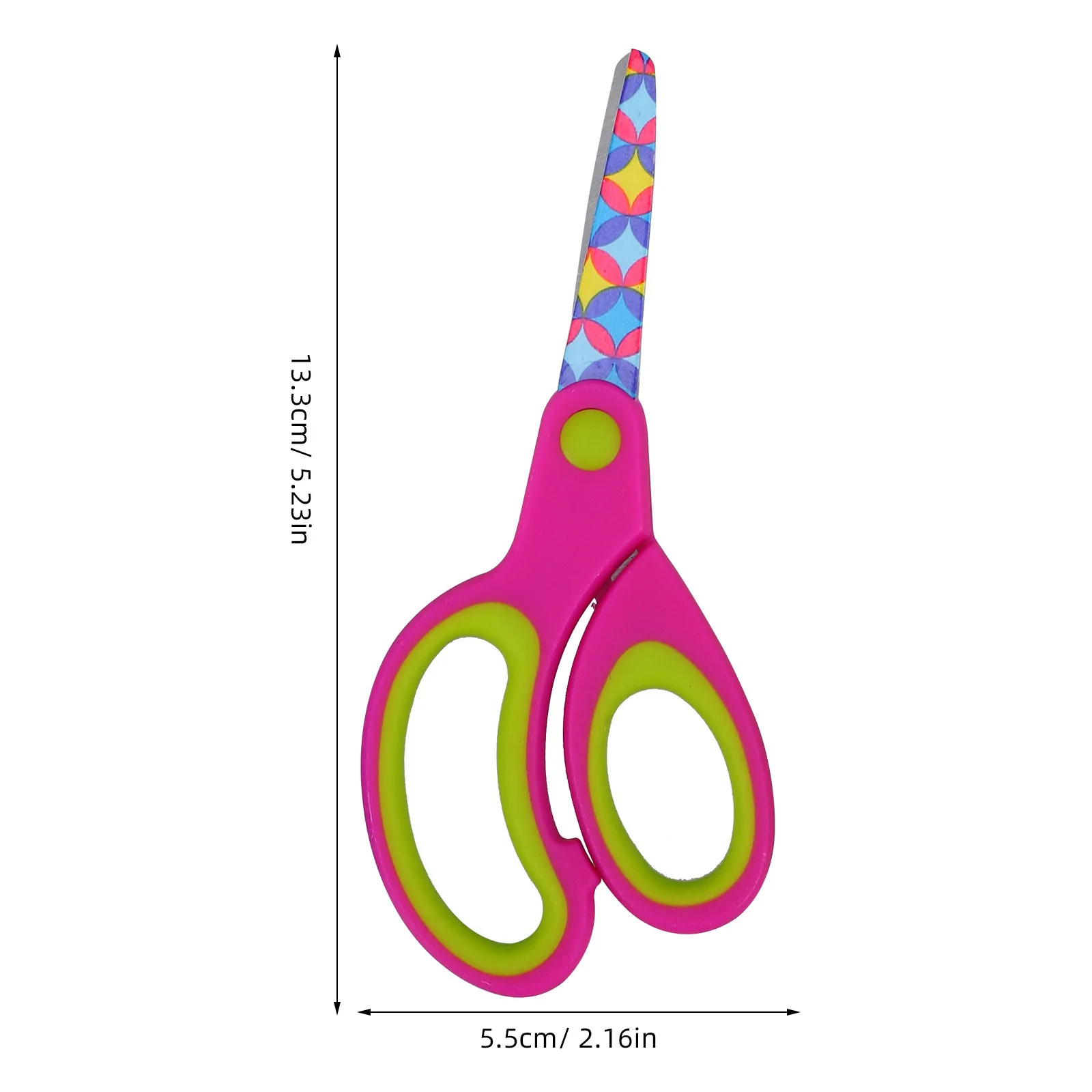 3Pcs Multi-Functional Preschool Scissors Soft Grip Detail Cutting Tool Small Craft Scissors for Kids Scrapbook Memory Book Craft