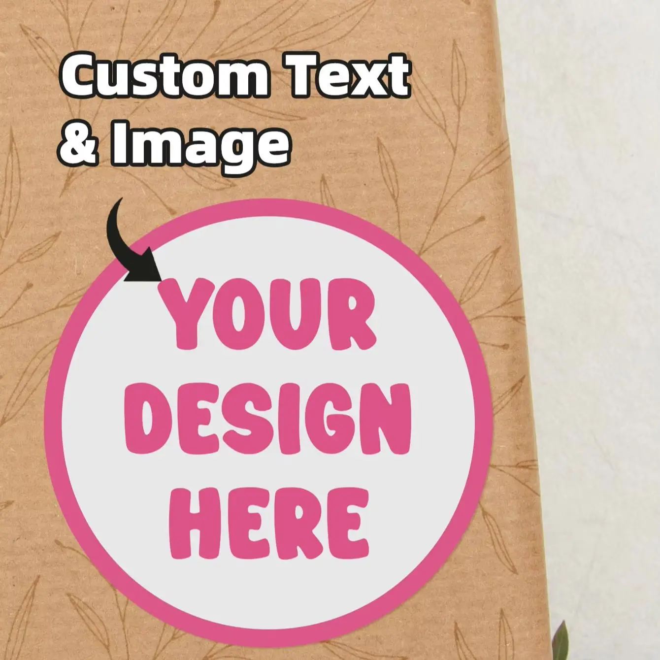 1/60/240 Pack Custom PVC Waterproof Labels for Parties, Packaging, Gift Wrapping