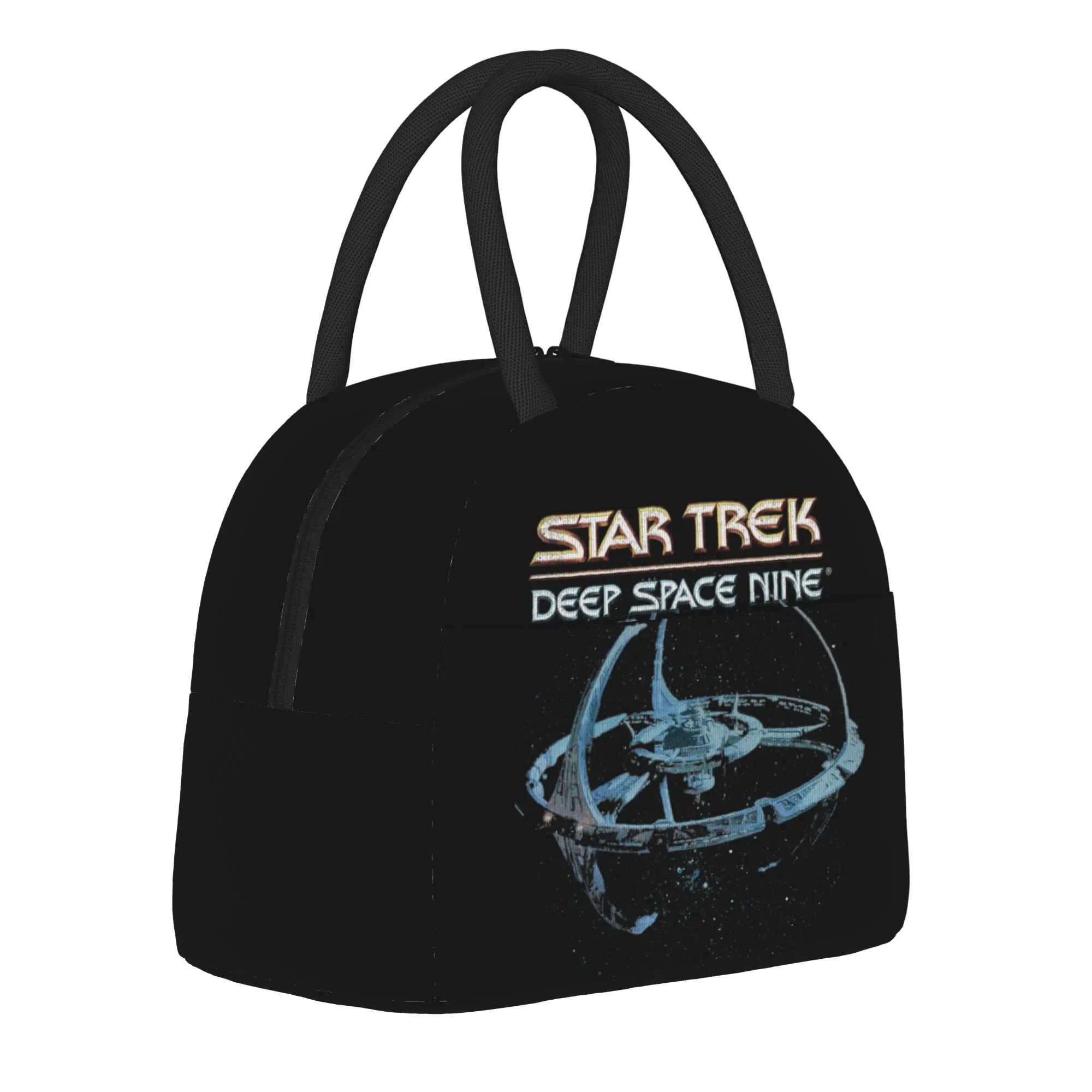 Stars Treks Deep Space Insulated Lunch Bags Cooler Bag Reusable,Lunch Container Portable Lunch Box Tote Food Storage Bag