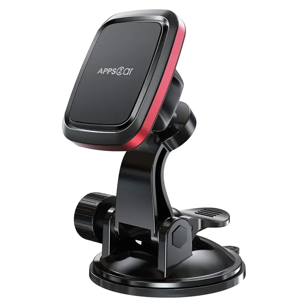 

Magnetic Car Phone Mount with Adjustable Arm & 6 Strong Magnets Universal Dashboard Windshield Cell Phone Holder Compatible