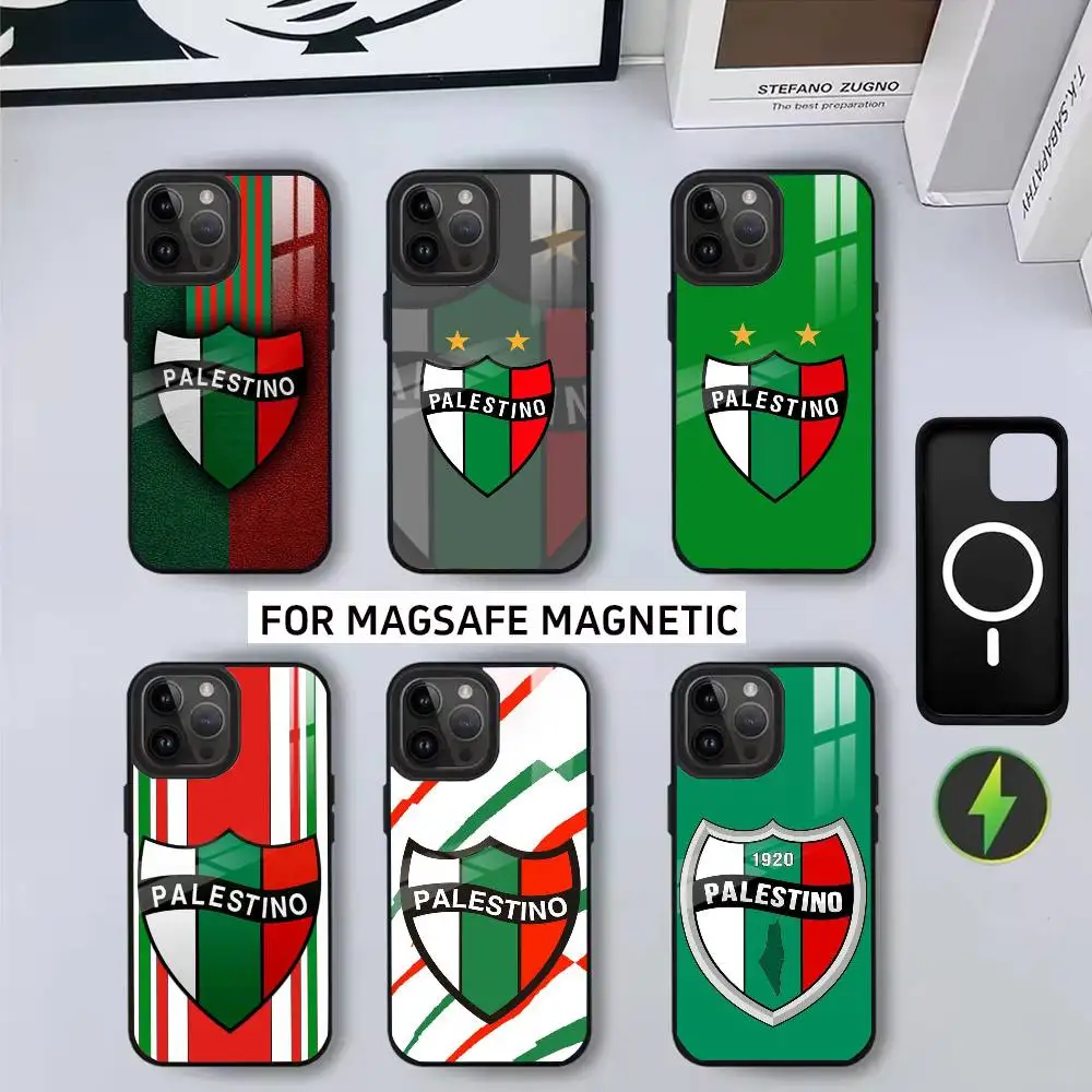 

Sport D-Deportivo P-Palestino Pattern Phone Case For iPhone17,16,15,14,13,12,11 Plus,Pro Magnetic with Magsafe Wireless Charging