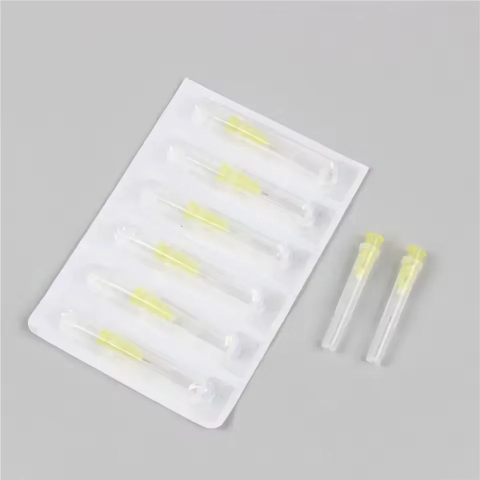 Korea 30G 34G 1.5mm/2.5mm Sharp Tip Meso Disposable Painless Small Needle Irrigator For Superfine Beauty Needle Eyelid Lip Tool