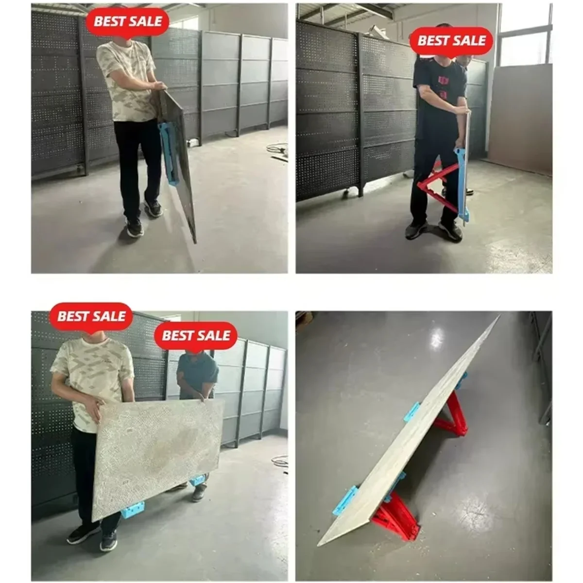 N18R 2pcs Plywood Panel Drywall Plasterboard Tooling Hand Large Carrier Tile Chamfering Milling Porcelain Cut Masonry Tools