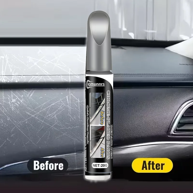 Car Scratch Repair Paint Pen - Instant Touch-Up Suitable for Dashboards, Doors, Trim, Buttons & Switches, Self