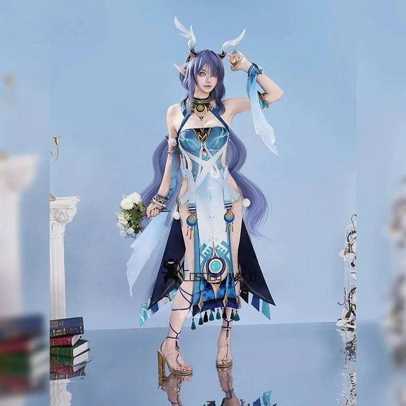 

Lauma Cosplay Collab Series: Genshin Imapct Lauma Cosplay Costume With Ears XS-2XL Halloween Costume