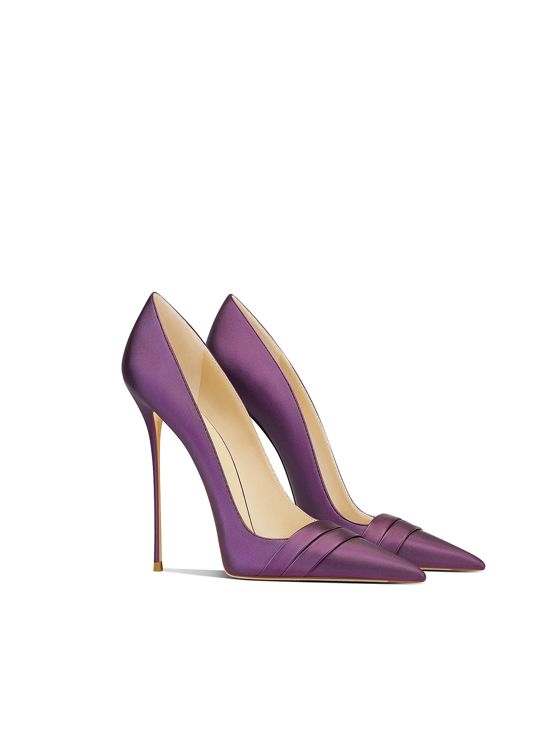 

Purple 2025 New Pointed Stiletto High Heels Women