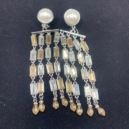 

Высококачественные серьги с кисточками, ювелирные аксессуары с микроинкрустацией из циркона