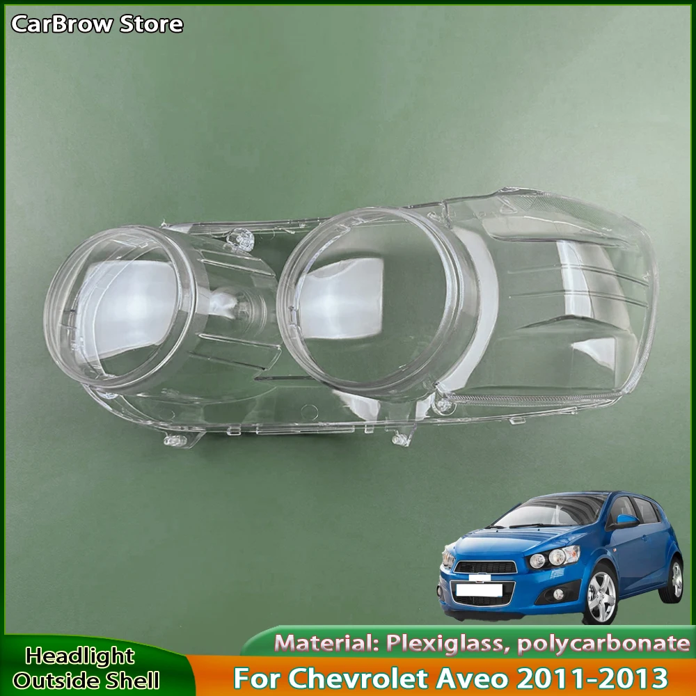 

Для Chevrolet Aveo 2011-2014 автомобильные фары в сборе, линза дальнего/ближнего света, прозрачный прозрачный корпус, крышка фары, корпус