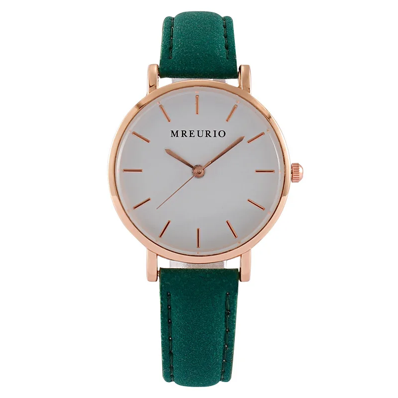 ใหม่สุภาพสตรีนาฬิกาผู้หญิงนาฬิกากลางโรงเรียนนักเรียนเข็มขัดนาฬิกานาฬิกาควอตซ์โรงงานสต็อกขายส่ง One Piece Dropshi