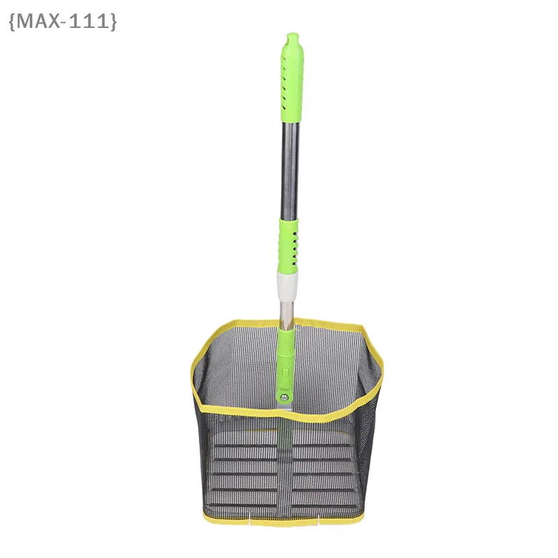 【F2-MAX111】Portable 180Degree Angle Adjustable Square Ping Pong Ball Picker Telescopic Stainless Steel Table Tennis Ball Catcher