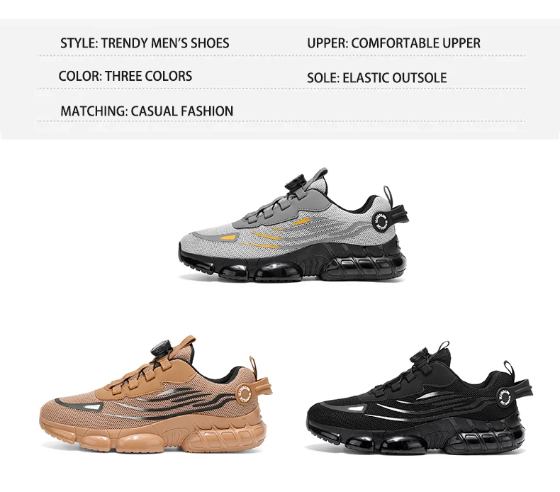 Herren Low-Cut Freizeitschuhe mit minimalistischem Sporttrend, fließende Board-Schuhe, leichte Polsterung, starker Grip, atmungsaktiv – Detail 5
