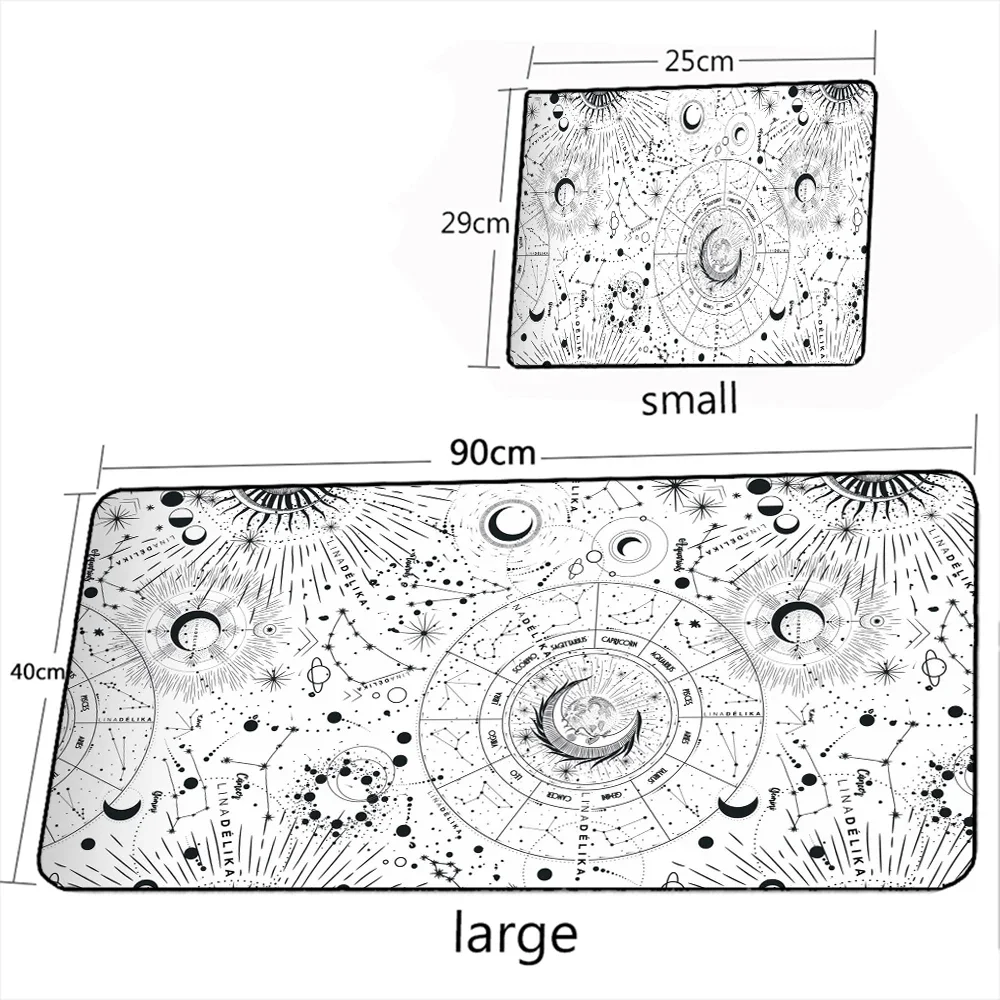 Cute Mouse Pad Desk Mats 30*80cm Large Universe Starry Sky Laptop Gamer Rubber Mouse Mat Mousepad Gaming Mousepads Cup Pads