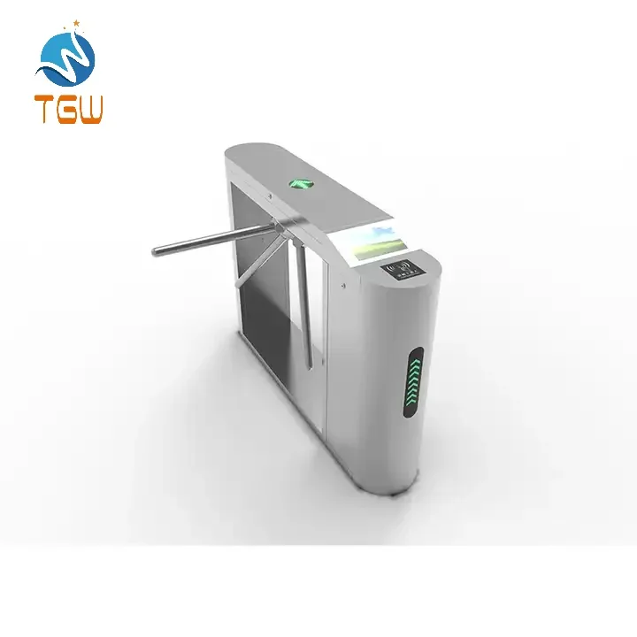 Control Access Security Gate Face Recognition Tripod Turnstile Gate For Supermarket Bus Station