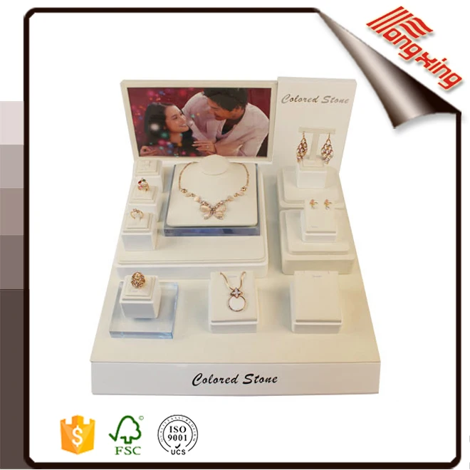 Luxury Custom Logo Printed Acrylic Jewelry Display Container