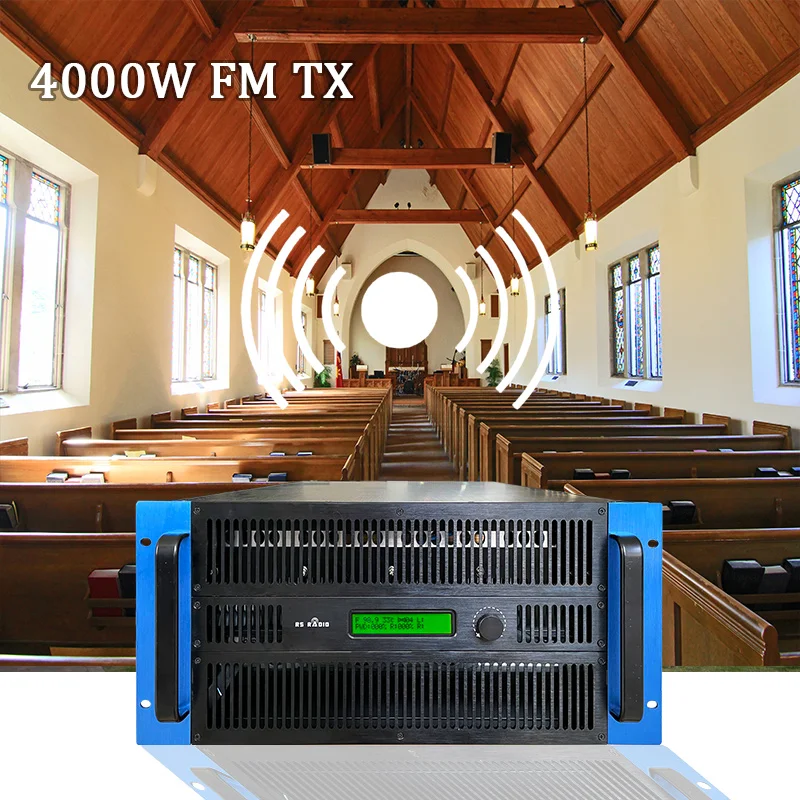 جهاز إرسال بث FM 4000 وات 4 كيلو وات لمحطة الراديو