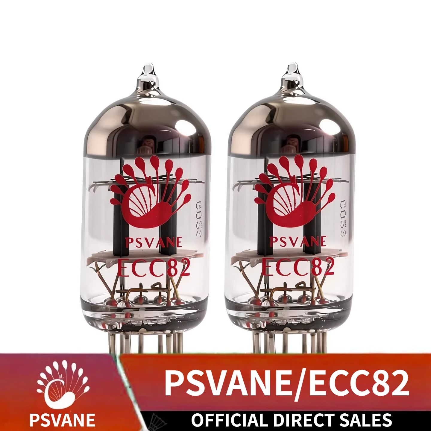 

Вакуумная лампа PSVANE Classic ECC82: прямая замена для 12AU7/CV491/5814A, ламповый усилитель с теплым средним диапазоном и низким уровнем шума.