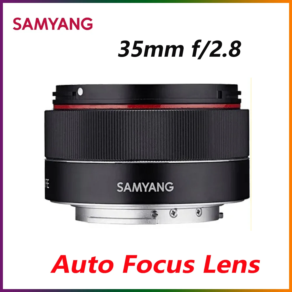 Samyang 35mm f/2.8 Auto Focus Lens Full Frame Ultra Compact Wide Angle for Sony E Mount A7R A7II A7RII A7RIll A7Ill A7RIV A9II