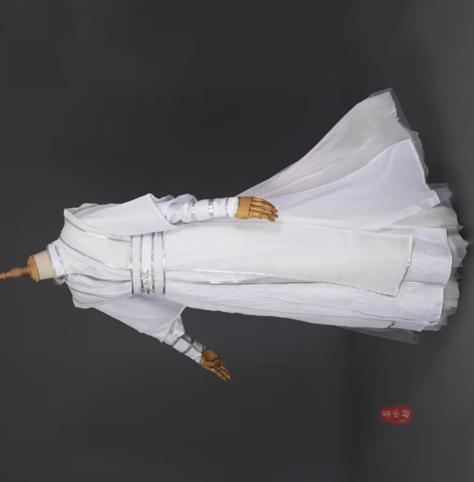 

Chinese style knight pity Chu Wanning cosplay party costume Men Hanfu White Dress stage performance clothes