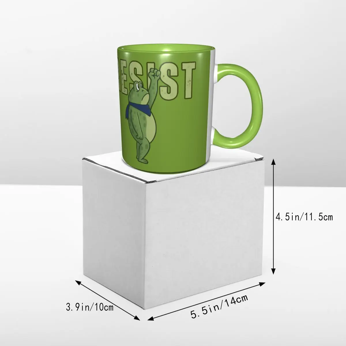 Novelty Portland Frog Protest Resist Portland Frog Protest Resist Coffee Cup Home Mug 5