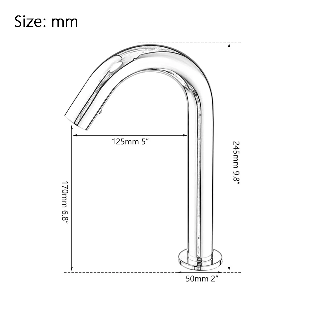 SINLAKU Automatic Touch Free Bathroom Faucet Hot and Cold Basin Sink Sensor Faucets Saving Inductive Electric Mixer Water Tap