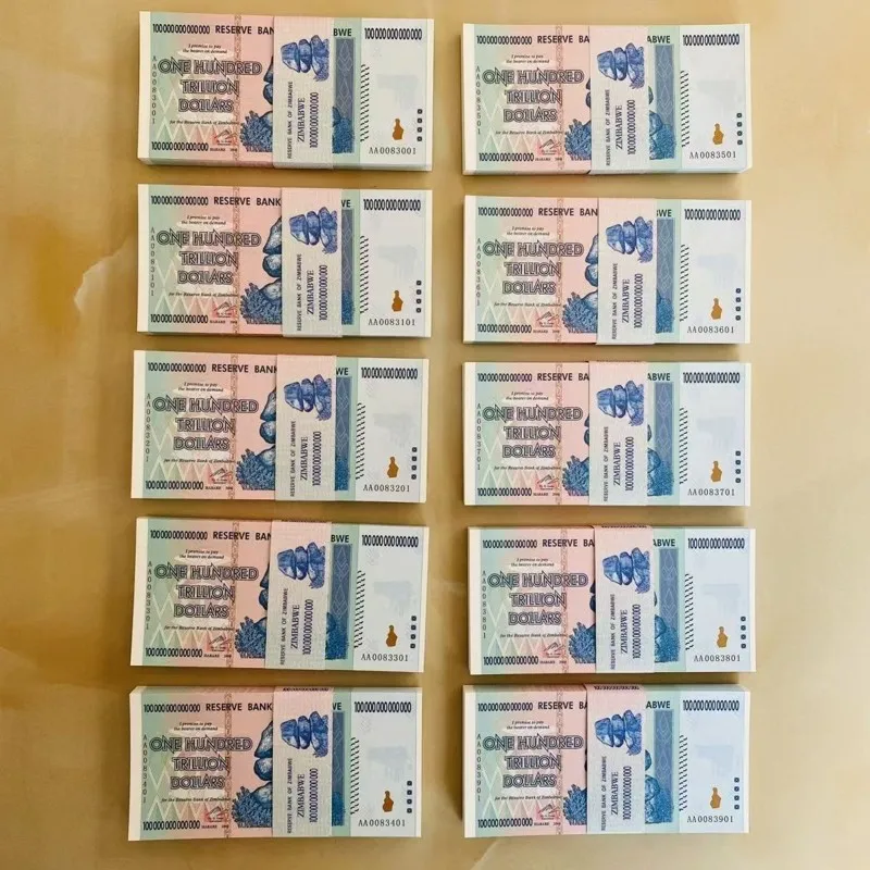 

Newest Zimbabwe Paper Money Dollars Bills Zimbabwe Bankonotes Collection Non-currency Commemorative Notes