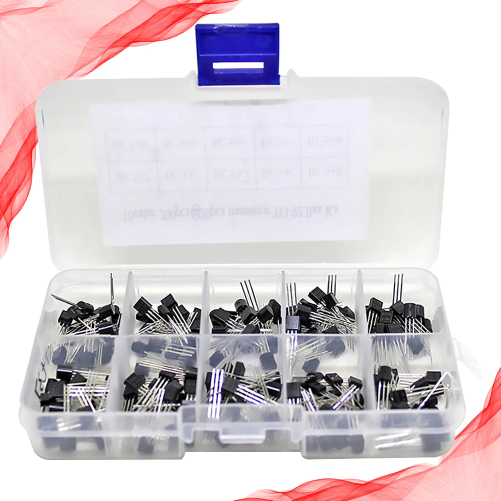 

Kit Assortment 15 Types Electronics Components Lightweight Portable Sturdy Design Easy Install