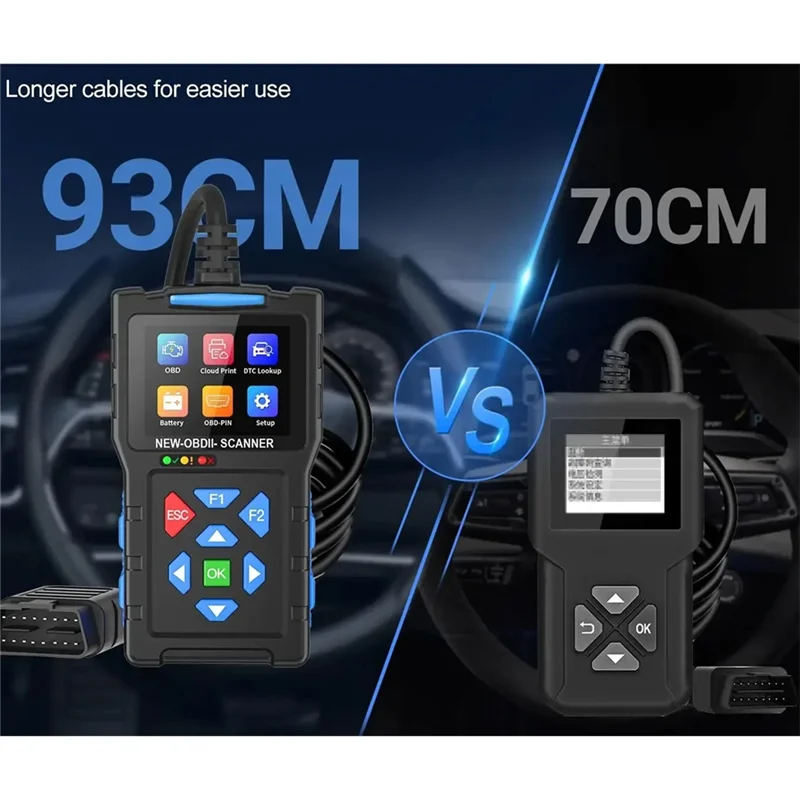 

【B07R】T300 OBD2 Scanner Superior Diagnostic Tool Check For All Cars Engine Code Reader With Reset Mode 6 Mode 8 Readiness