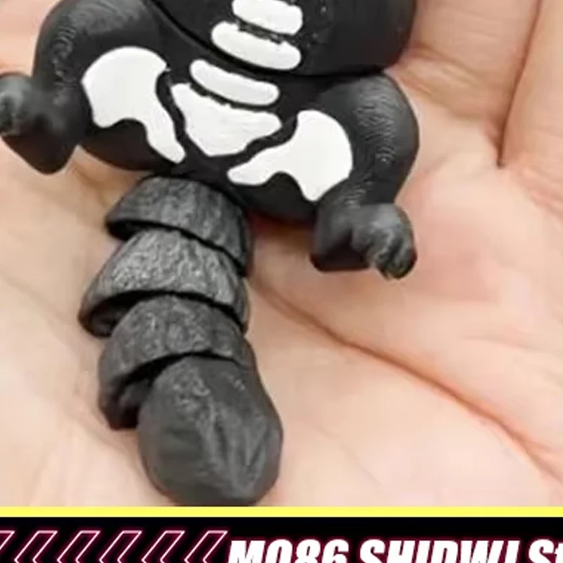 Portachiavi con gatto scheletro giocattolo stampato in 3D, chiave personalizzata, decorazione da appendere per zaino, ciondolo per auto, regali di Natale di Halloween