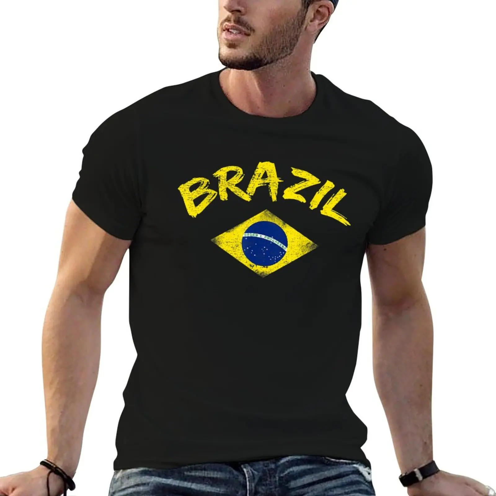 Brazil Flag International Country T-Shirt