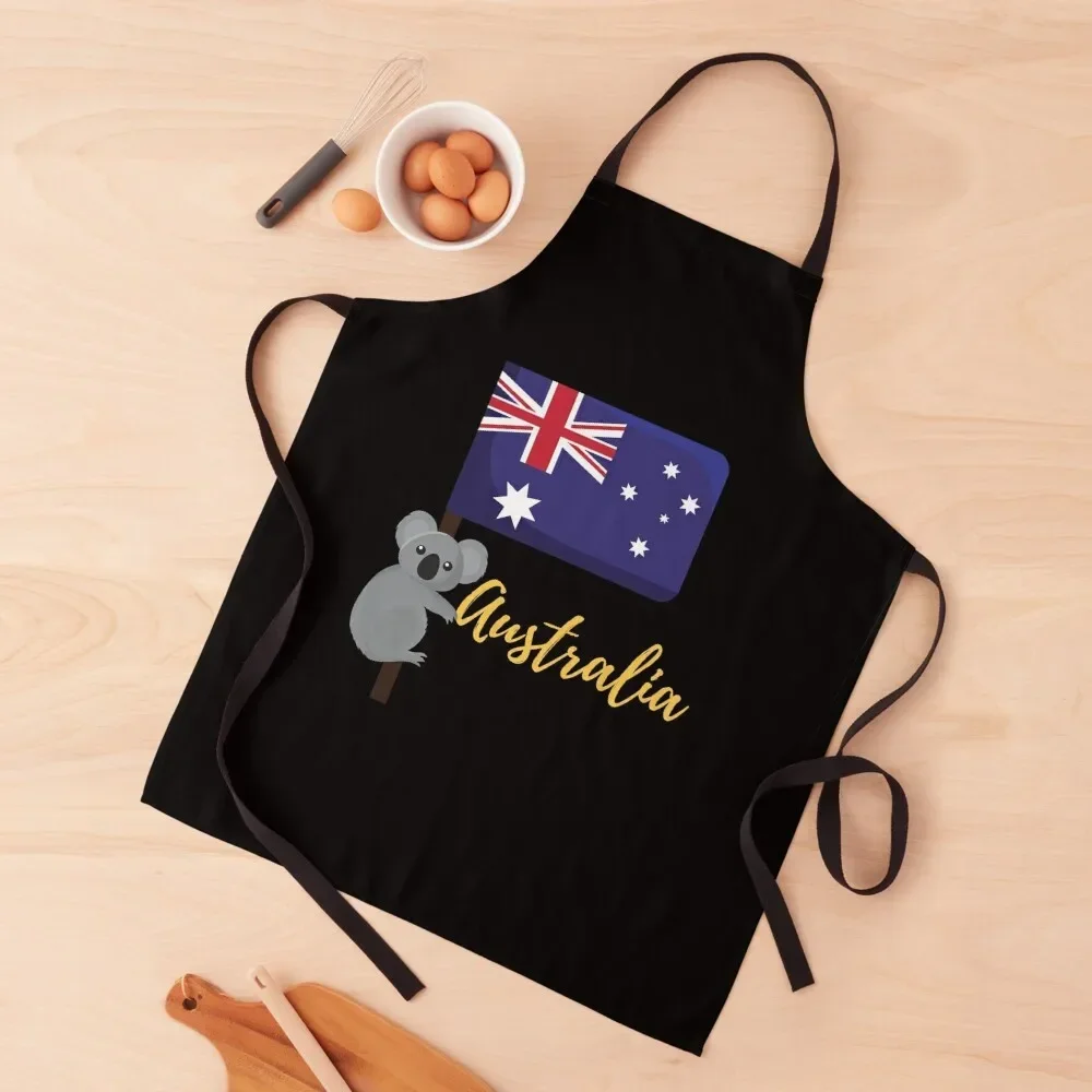 Australian koala Apron household woman work ladies Utensils For Kitchen waiter Apron