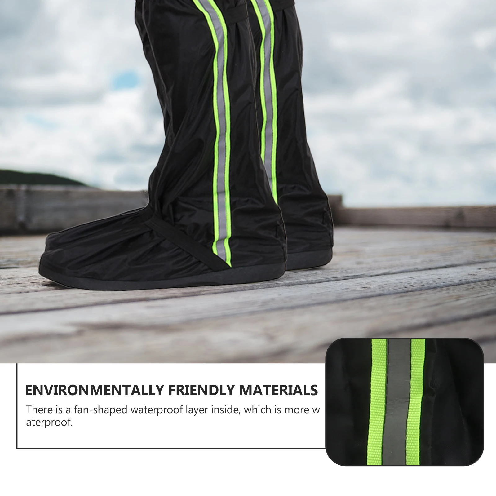 

Rainproof Shoe Cover Outdoor Leg Hiking Gaiters Cycling Shoes Waterproof Covers