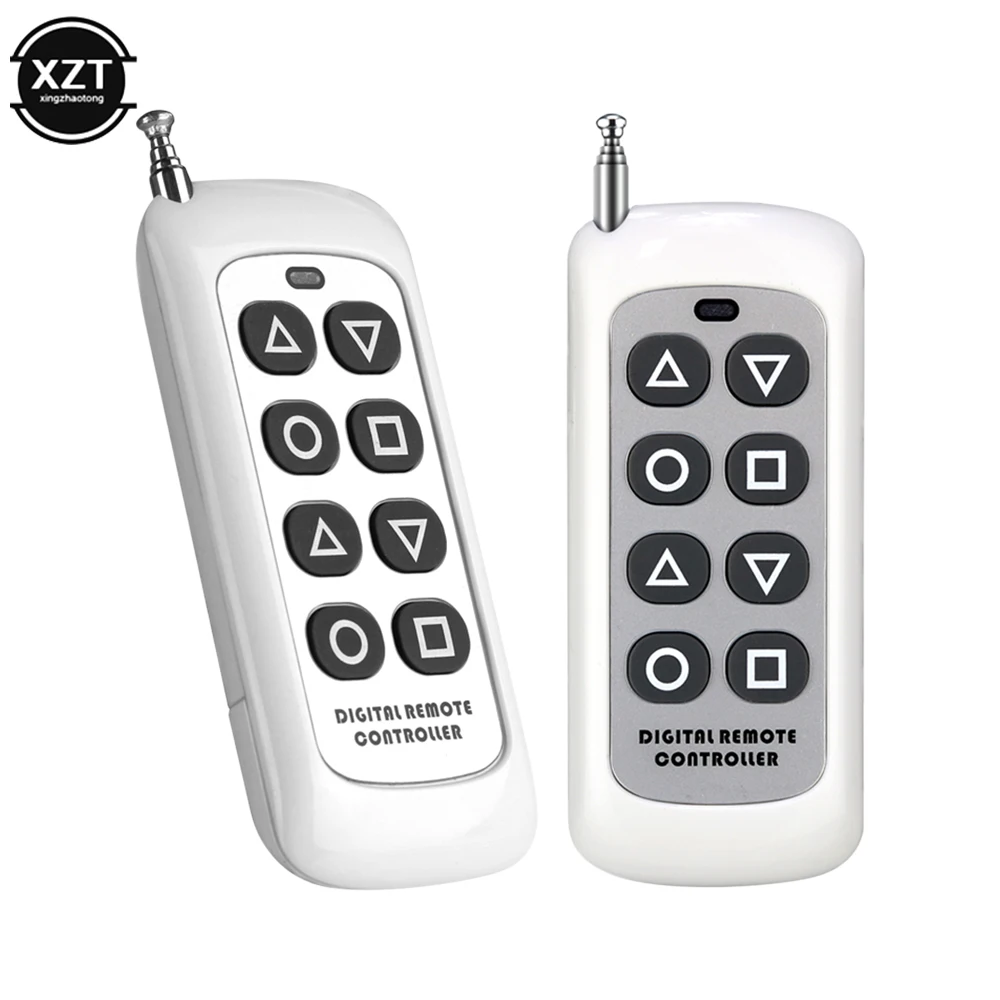 

Universal 8-button Wireless Remote Control Replicator Transmitter RF Wireless Remote Control Receiver High-power Remote Control