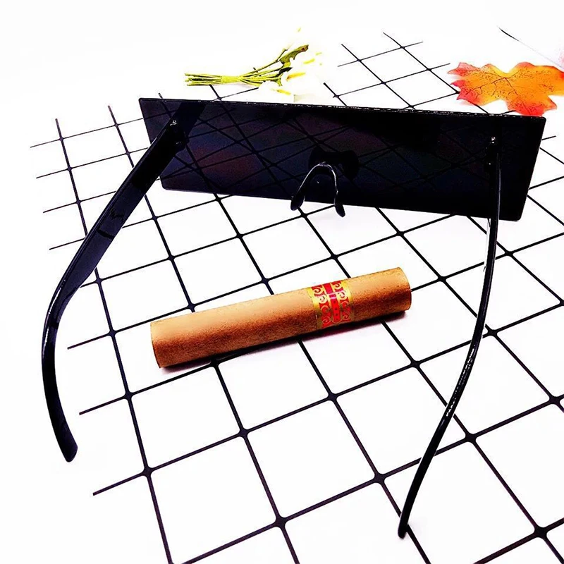 Ausgefallene Brille, Photobooth-Requisiten, Zensur, schwarze Sonnenbrille für Kostümparty – Detail 6