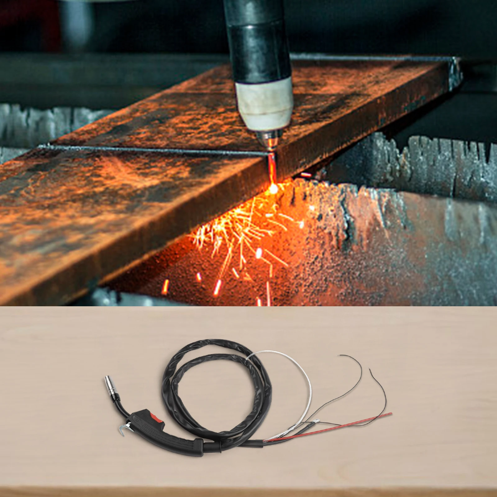 

Gas Protective Welder MIG130 Torch Welding Applications Accessory For Welding Torch Welding Nozzle Material ABS, Metal
