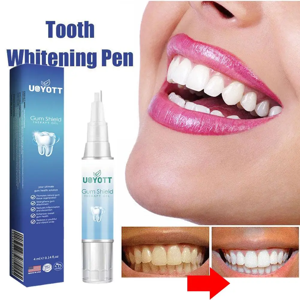 4ml Teeth Whitening Pen Tooth Gel Whitener Bleach Remove Instant Brighten Stains Teeth Whitening Cleaning Serum Beau C3m4