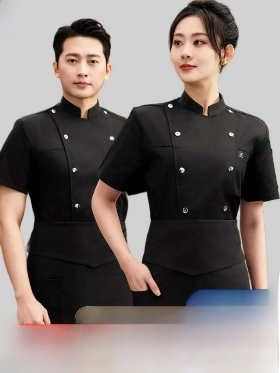 ensemble-d'uniformes-de-chef-pour-hommes-vetements-de-travail-pour-cuisine-d'hotel-melange-de-coton-anti-humidite-uniforme-scolaire-printemps-ete