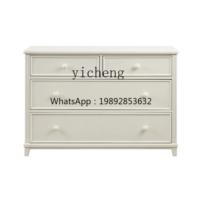 

Zc Furniture Living Room Bedroom Solid Wood Locker Children's Furniture Four-Bucket Cabinet