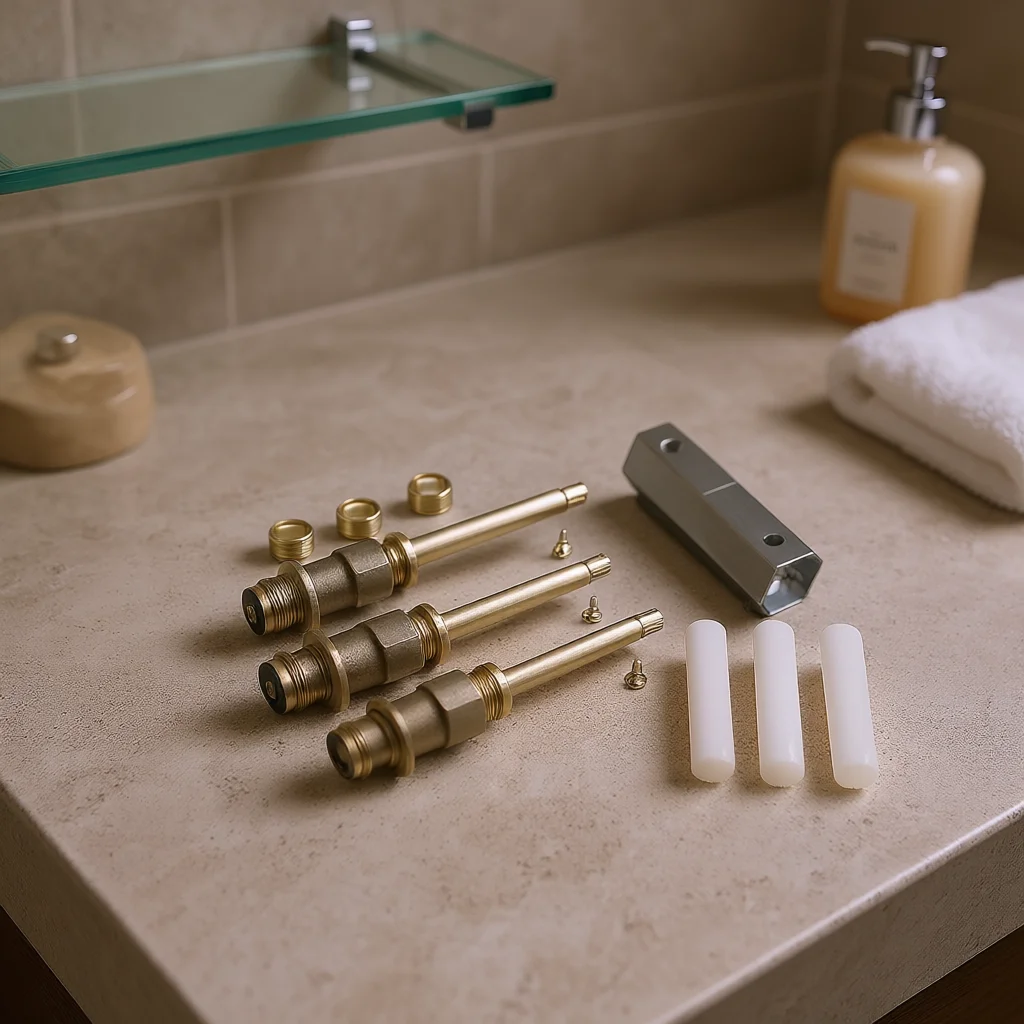 

Bathtub & Shower Trim Kit For Most Faucets Set Chrome Water Leakage Repair Part Shower Faucet Lower Outlet Column Switch