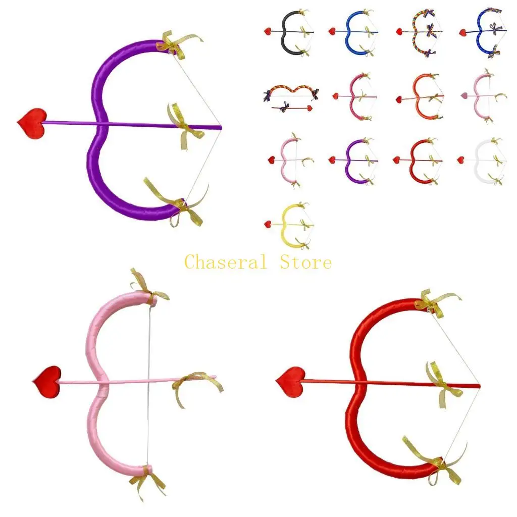 E7CE Sweet Bow And Arrows Set Photoshoots Props For Holiday And Event Costumes-image