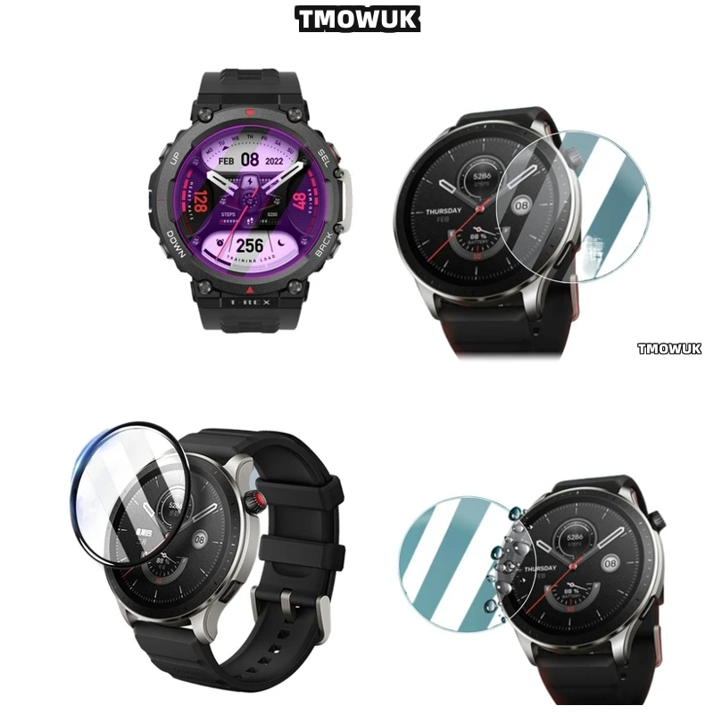 

For Amazfit GTR Cheetah Pro Active Edge Balance 2 Falcon - 9H Hardness Tempered Glass, Anti - Scratch, HD Screen Protector