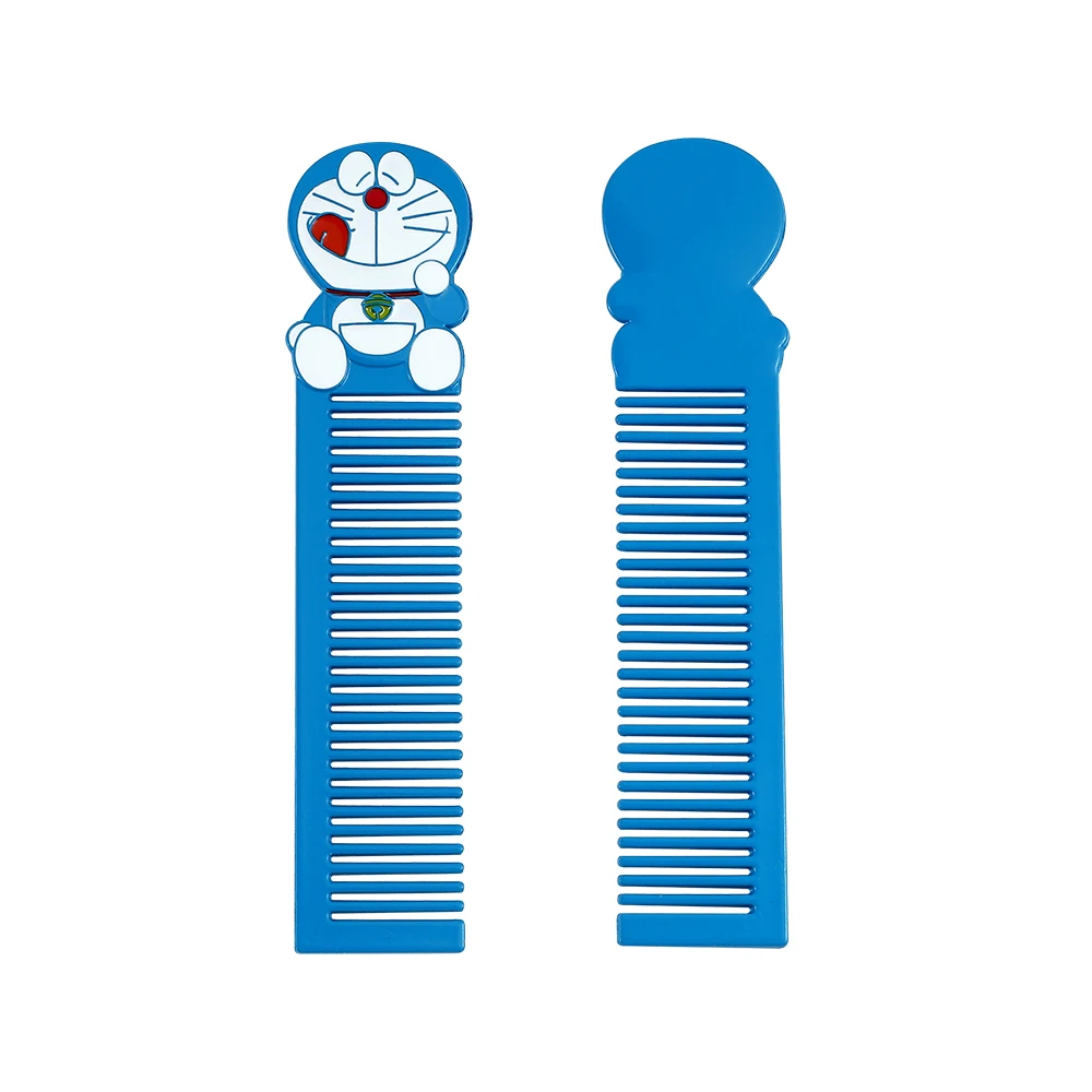 Anime Metal Hair Comb Cartoon Doraemon Combs Hairdressing Hair Brush Portable Comb