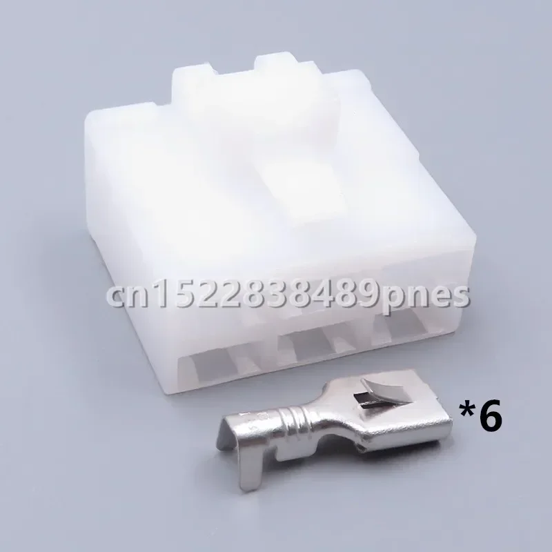 6 Pole 7123-2262 Auto Wiring Harness Socket 6.3mm Plug High Current Connector