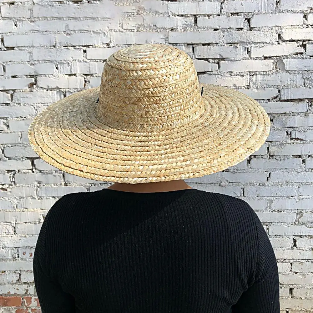 Men Summer Fishing Hunting Caps Breathable Drawstring Anti-UV Sun Hat Cowboys Hat Fishing Caps Wide Brim Straw Hat Sunshade Hats